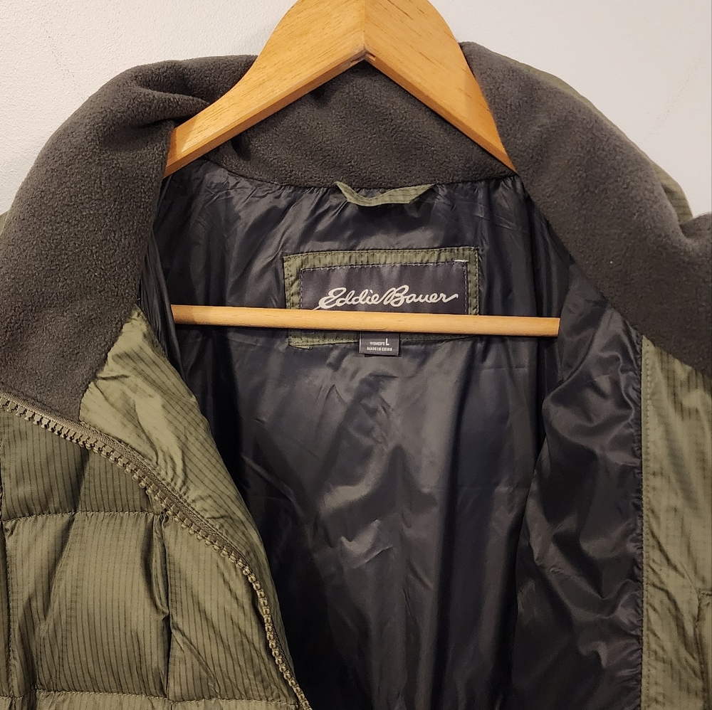 Eddie Bauer Women's Altamira Down Quilted Long Parka Size Large - Picture 6 of 11